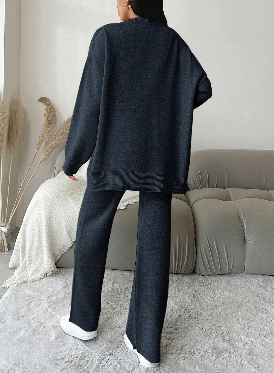 Basic Hırka Takım | Rahat & Şık Kadın İki Parça Set 1308