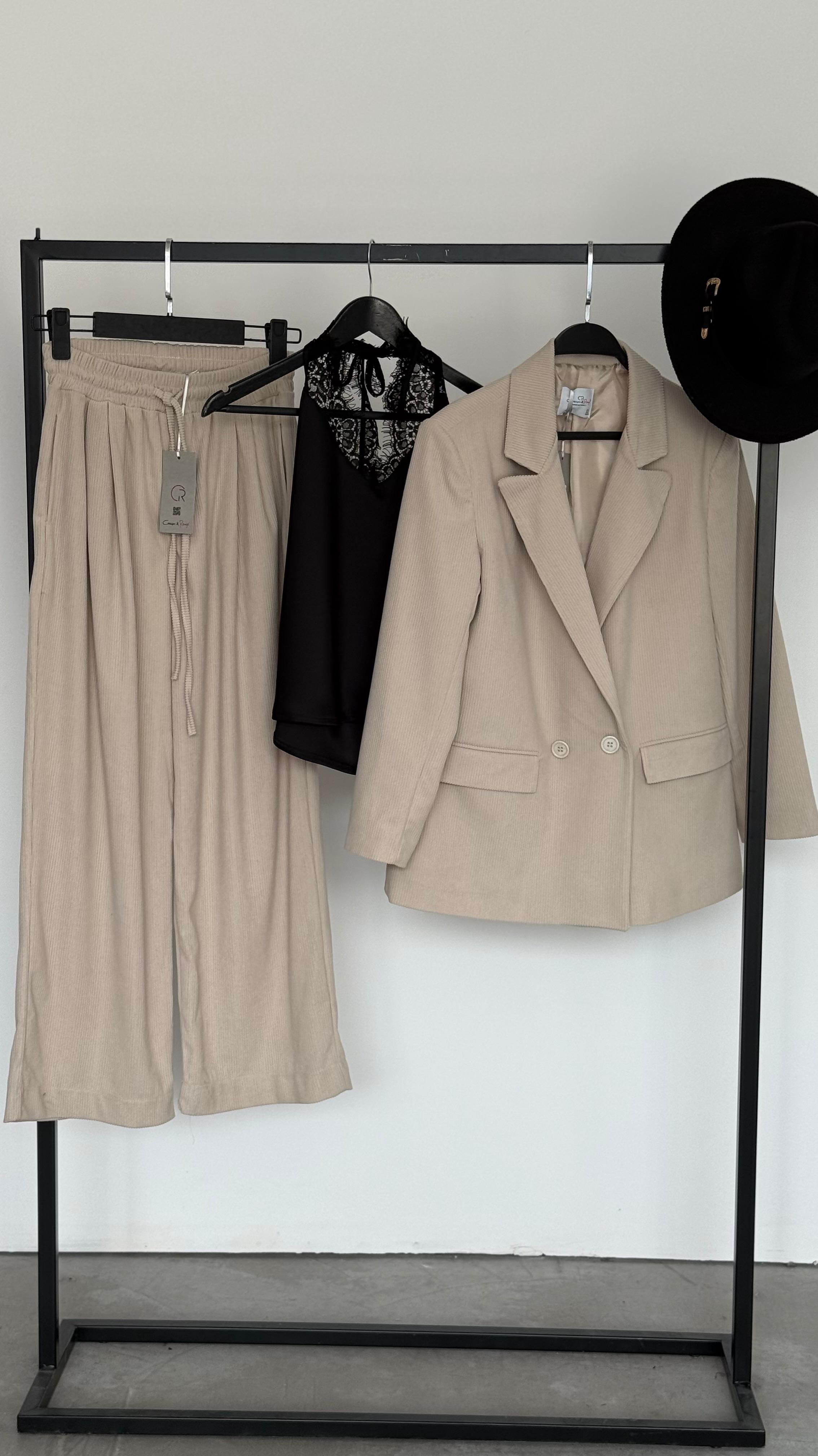 Lastikli Bel Kadife Pantolon – Kahve | Yumuşak Dokulu Kadın Kadife Pantolon 1302